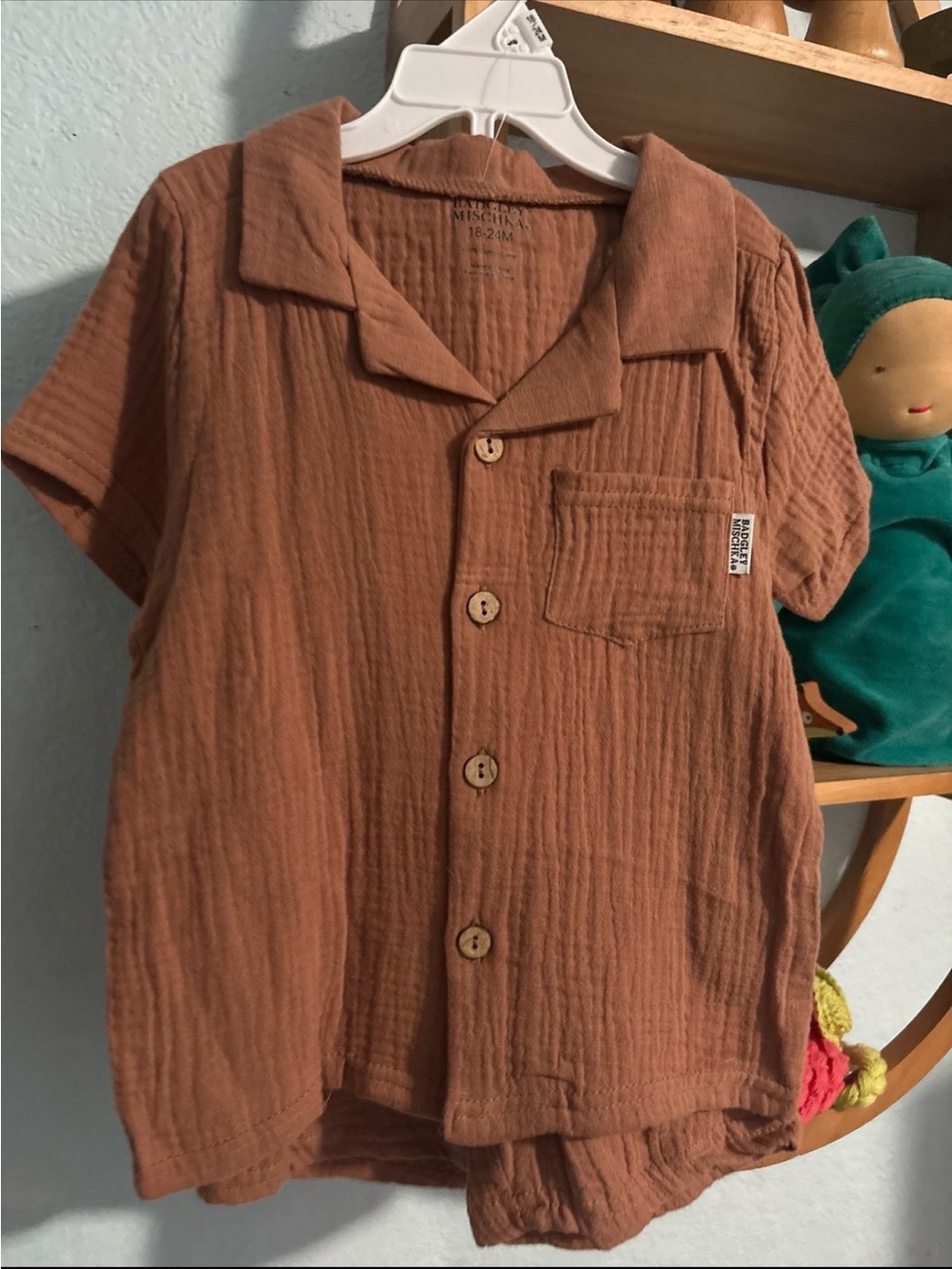 NWT Badgley MischkaMateria 2 Pieces Shirt and Short